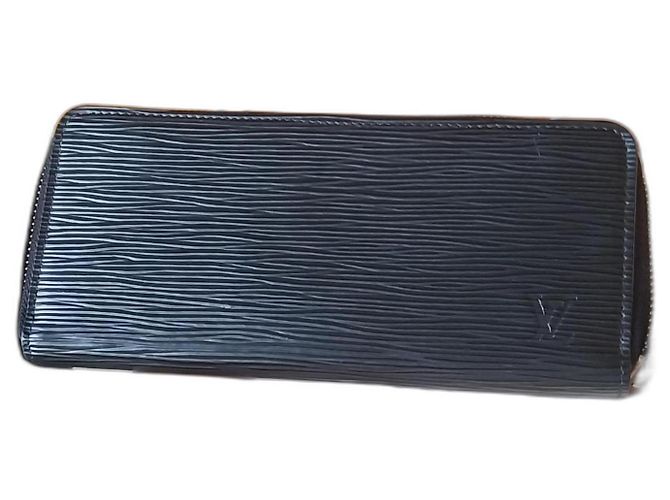 Louis Vuitton Zippy Wallet Black Epi Leather