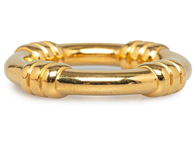 Ring Hermès Anillo de bufanda Bouet de oro de Hermes Dorado Metal Chapado en oro  ref.1263149