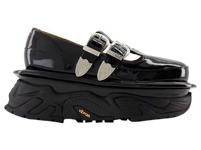 AJ1316 Mocassins - Toga Pulla - Couro - Preto