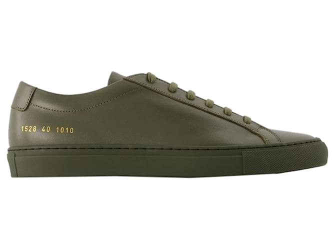 Autre Marque Original Achilles Low Sneakers – Common Projects – Leder – Grün  ref.1263251
