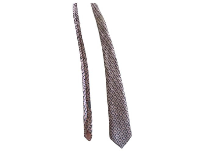 Hermès Silk Ties Blue