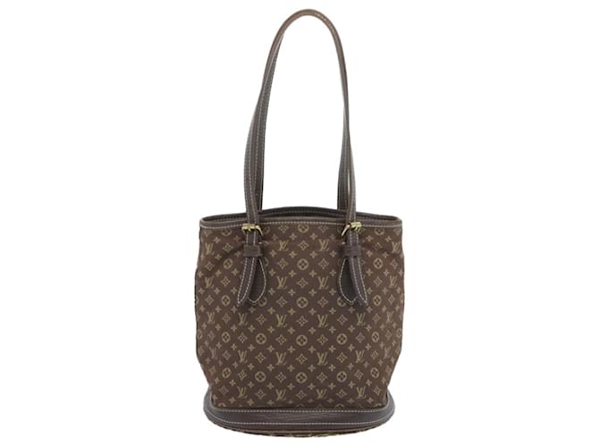 Louis Vuitton Bucket PM Brown Cloth  ref.1263335