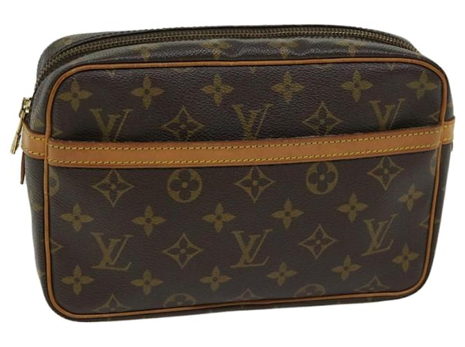 Louis Vuitton Monogram Compiegne 23 Clutch Bag M51847 LV Auth am5901 Cloth  ref.1263384