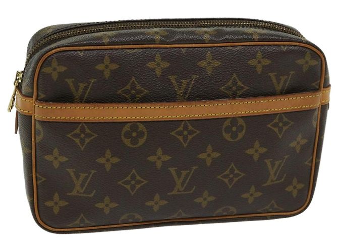 Louis Vuitton Monogram Compiegne 23 Bolso de mano M51847 Autenticación LV5901 Monograma