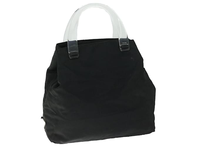 PRADA Hand Bag Nylon Black Auth ar11430  ref.1263395