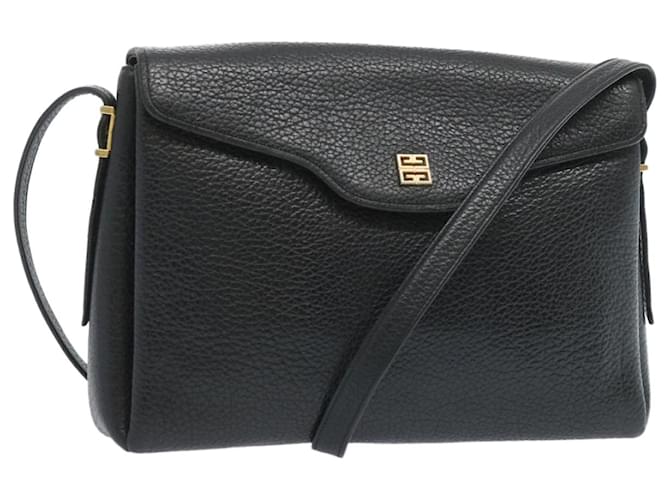 GIVENCHY Shoulder Bag Leather Black Auth bs12188  ref.1263427