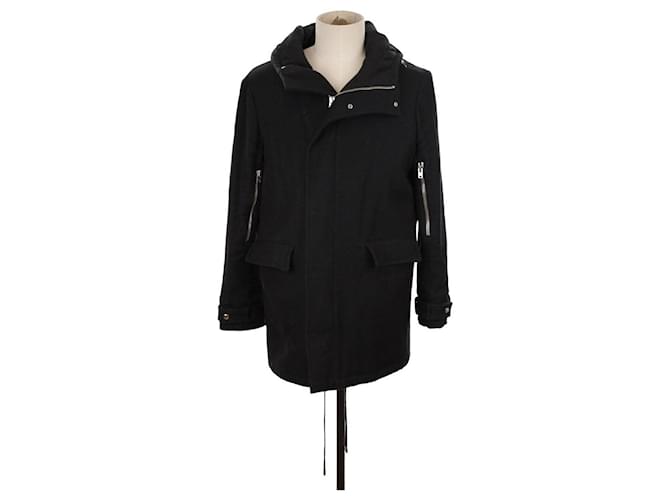 Iro Cotton coat Black  ref.1263434