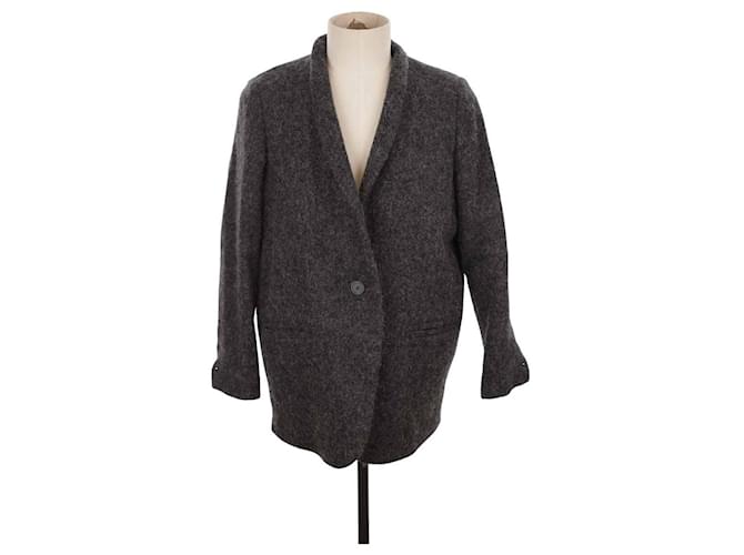 Isabel Marant Wool coat Grey  ref.1263435
