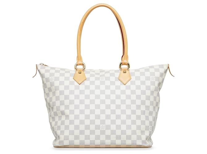 LOUIS VUITTON Handbags Saleya Brown Cloth  ref.1263468