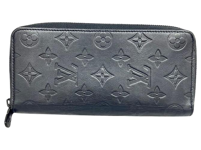 Louis Vuitton Portefeuille zippy Black Leather  ref.1263586