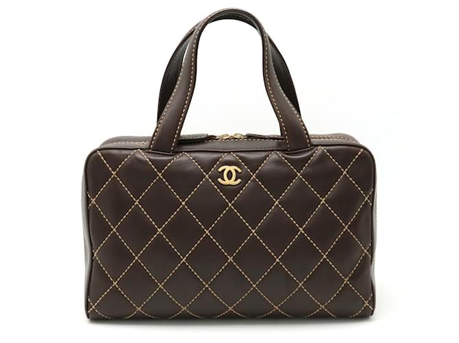 Chanel - Brown Leather  ref.1263631