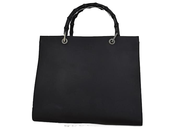 Gucci Bamboo Black Leather  ref.1263693