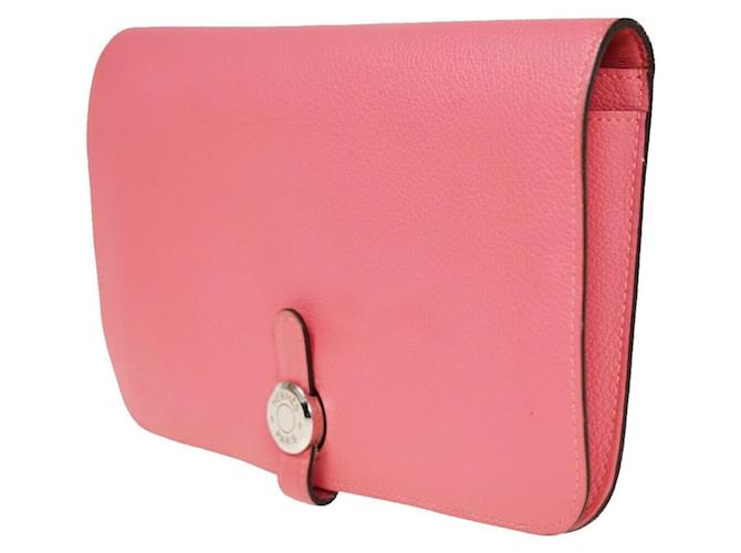 Hermès Dogon Pink Leder  ref.1263816