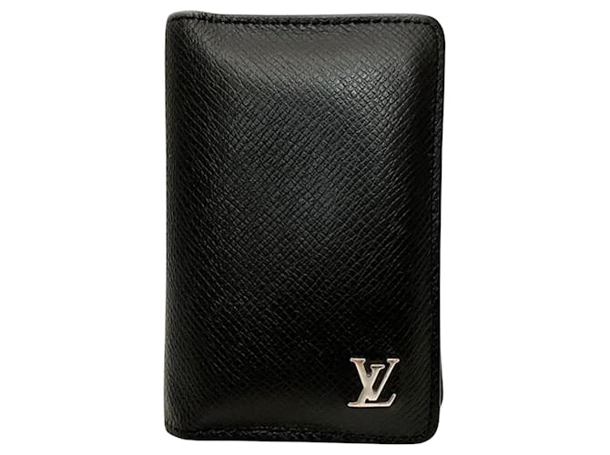 Louis Vuitton Organizer de poche Cuir Noir  ref.1263863