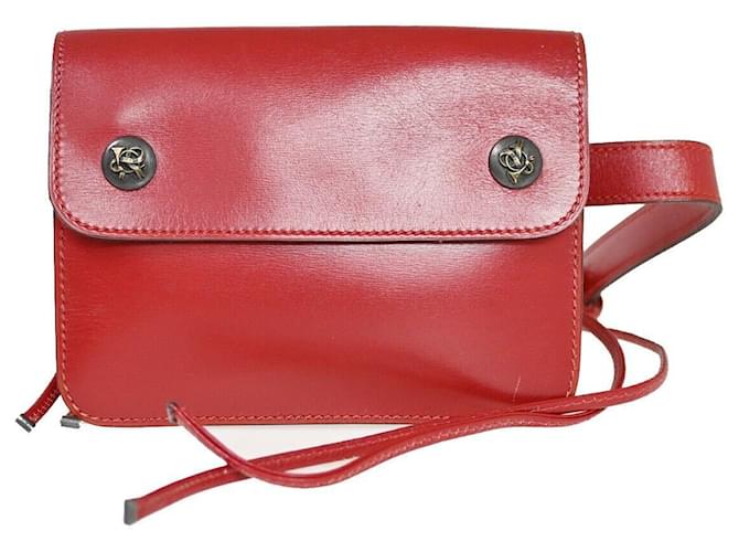 Hermès -- Red Leather  ref.1263890