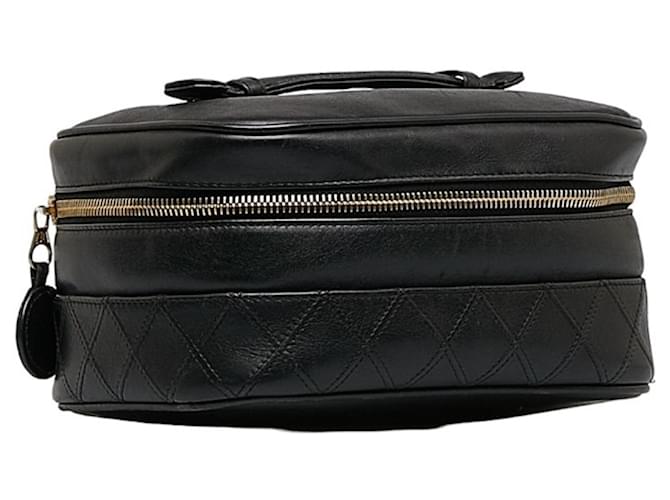 Chanel Vanity Black Leather  ref.1264030
