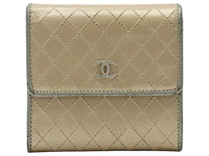 Chanel Beige Leather  ref.1264076