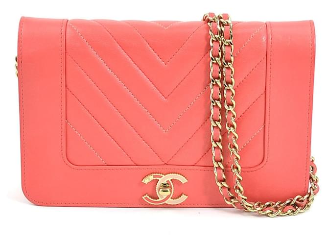 Chanel Pink Leather  ref.1264086