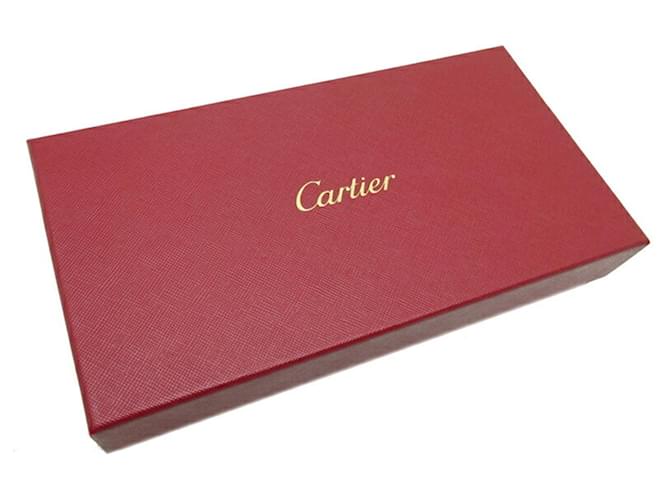 Cartier Must de Cartier Bordeaux Couro  ref.1264399