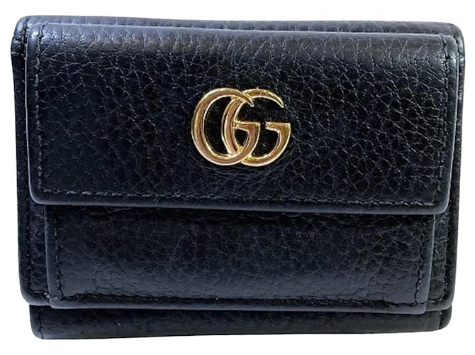 Gucci GG Marmont Cuir Noir  ref.1264407
