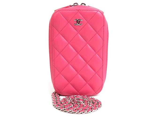 Chanel Pink Leather  ref.1264449