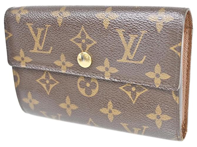 Louis Vuitton Portefeuille Alexandre Brown Cloth  ref.1264534