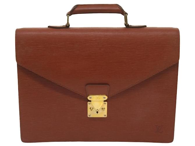 Louis Vuitton Ambassadeur Brown Leather  ref.1264543