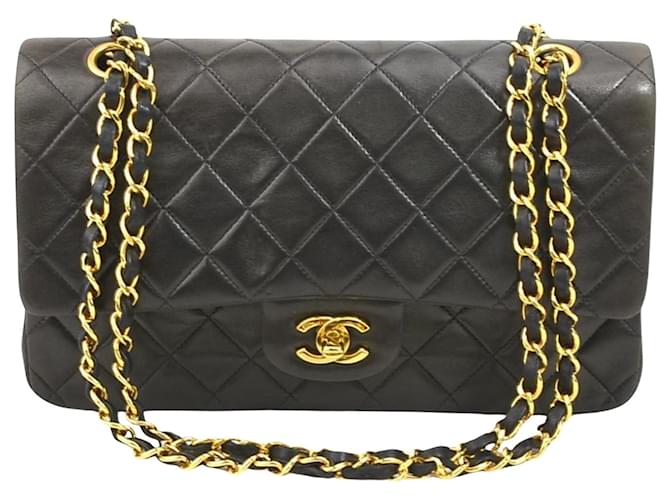 Chanel Matelassé Black Leather  ref.1264597