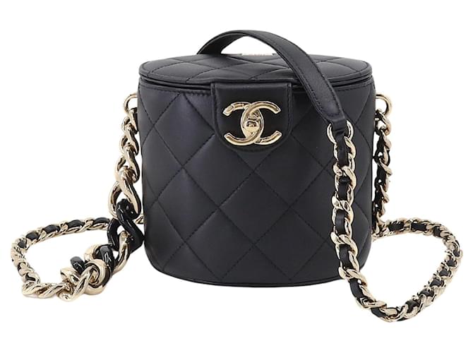 Chanel Vanity Black Leather  ref.1264818