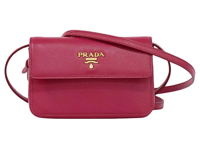 Prada Saffiano Pink Leather  ref.1264882
