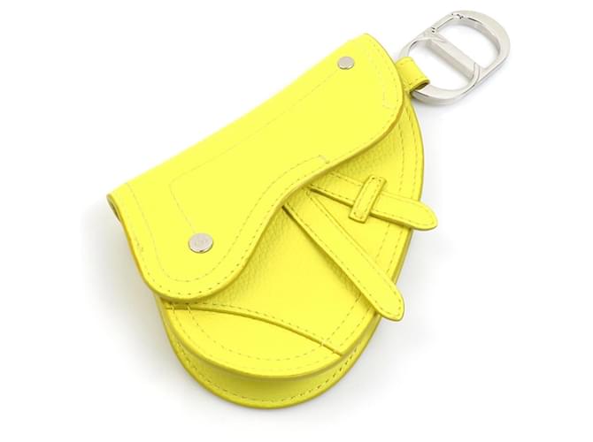 DIOR Yellow Leather  ref.1264914