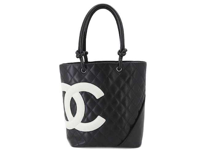 Chanel Cambon Black Leather  ref.1264968