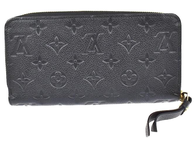 Louis Vuitton Portefeuille zippy Black Leather  ref.1264997