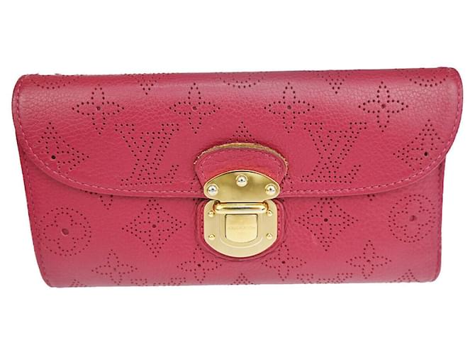 Louis Vuitton Amelia Dark red Leather  ref.1265075