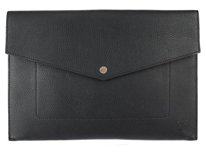 Louis Vuitton Pochette Black Leather  ref.1265145