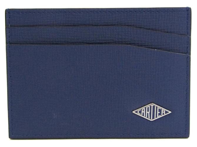 cartier Navy blue Leather  ref.1265151