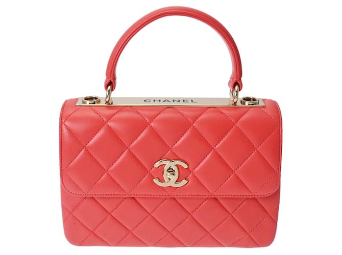 Chanel Trendy CC Pink Leather  ref.1265191