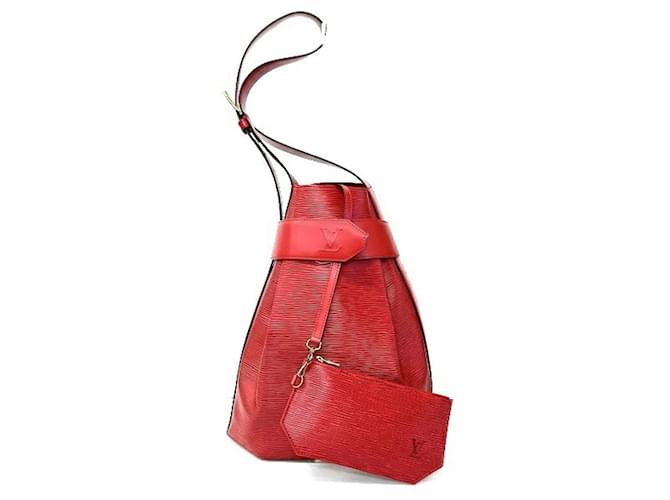 Louis Vuitton Sac d'epaule Rosso Pelle  ref.1265195