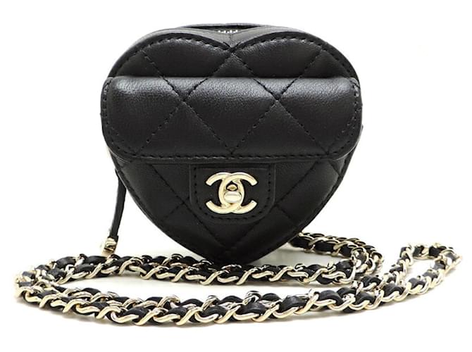 Chanel Black Leather  ref.1265247