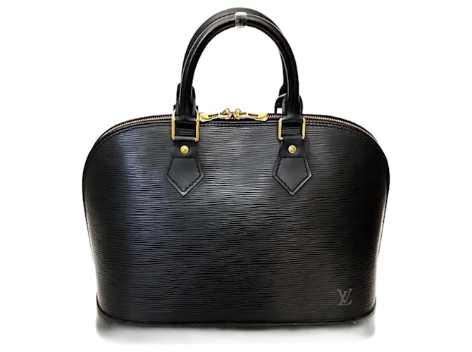 Louis Vuitton Alma Black Leather  ref.1265248