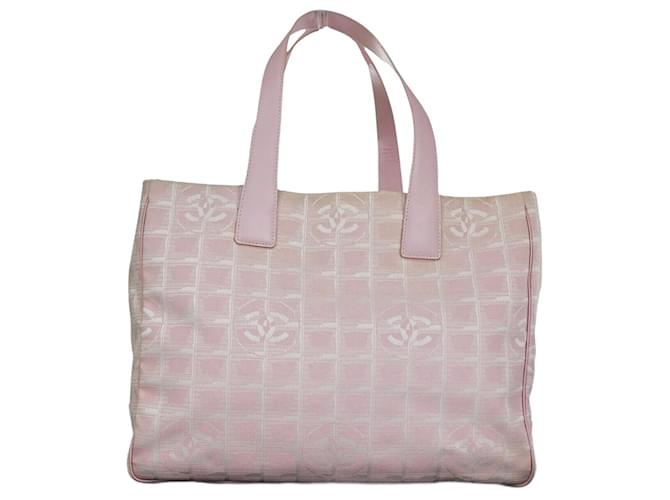 Chanel Travel line Toile Rose  ref.1265275