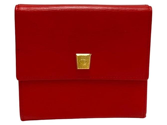 DIOR Red Leather  ref.1265349