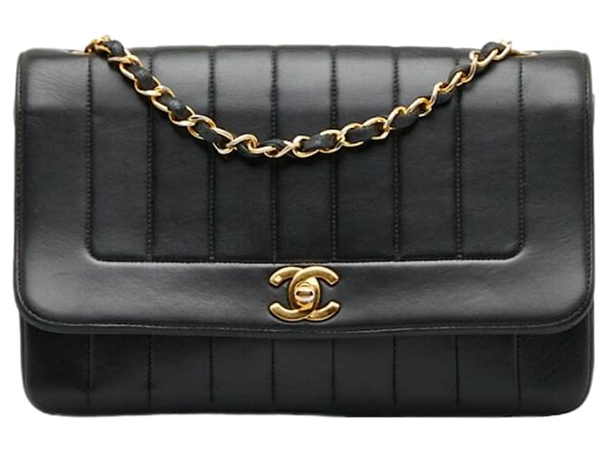 Chanel Mademoiselle Black Leather  ref.1265434