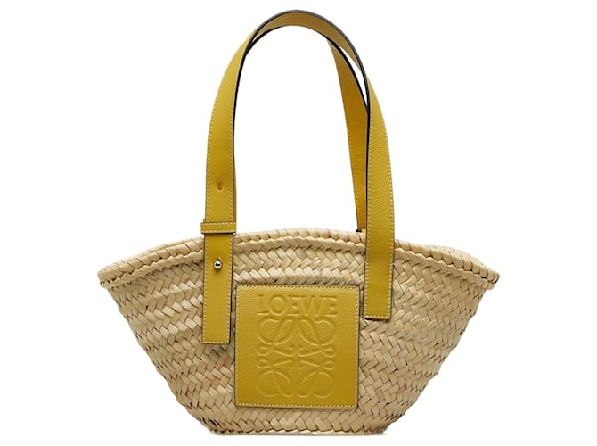 LOEWE Handbags Anagram Brown Linen  ref.1265589
