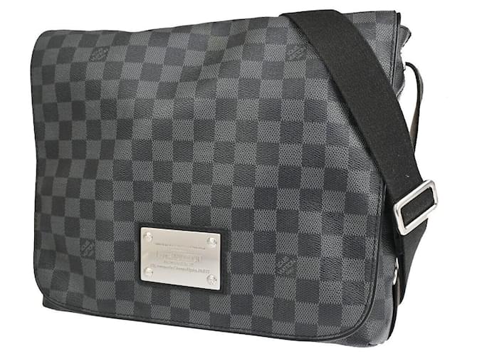 Louis Vuitton Brooklyn Nero Tela  ref.1265652