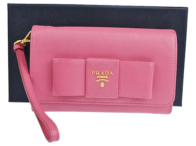 Prada Saffiano Pink Leather  ref.1265718