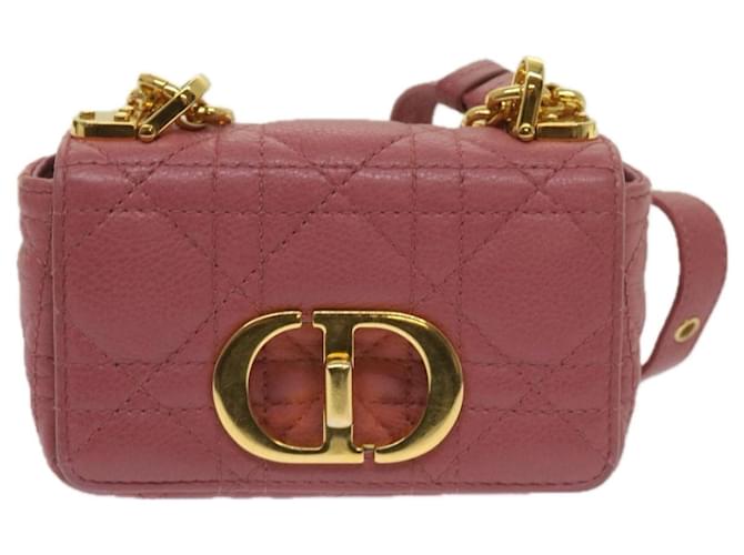 Dior Caro Pink Leather  ref.1265774