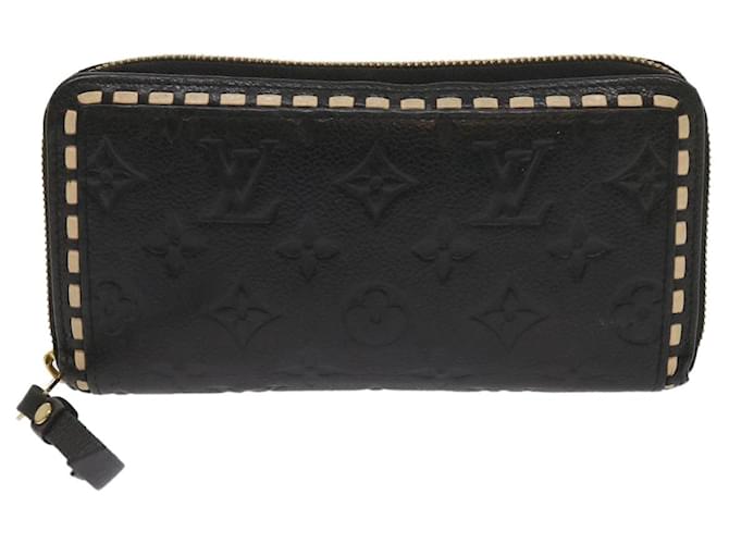 Louis Vuitton Zippy Black Leather  ref.1265855