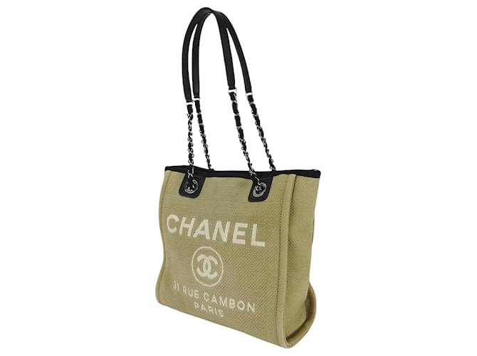 Chanel Deauville Beige Cloth  ref.1265856