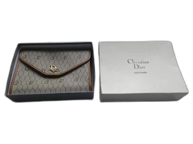 bolsa vintage Christian Dior caixa nova nunca usada Cinza Lona  ref.1265928